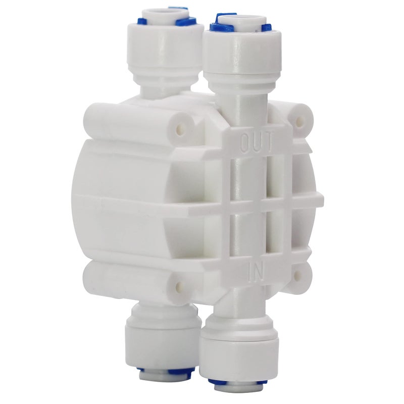 DIGITEN 1/4" Automatic Shut-Off Valve with Quick-Connect Fittings For RO Reverse Osmosis - Image 2